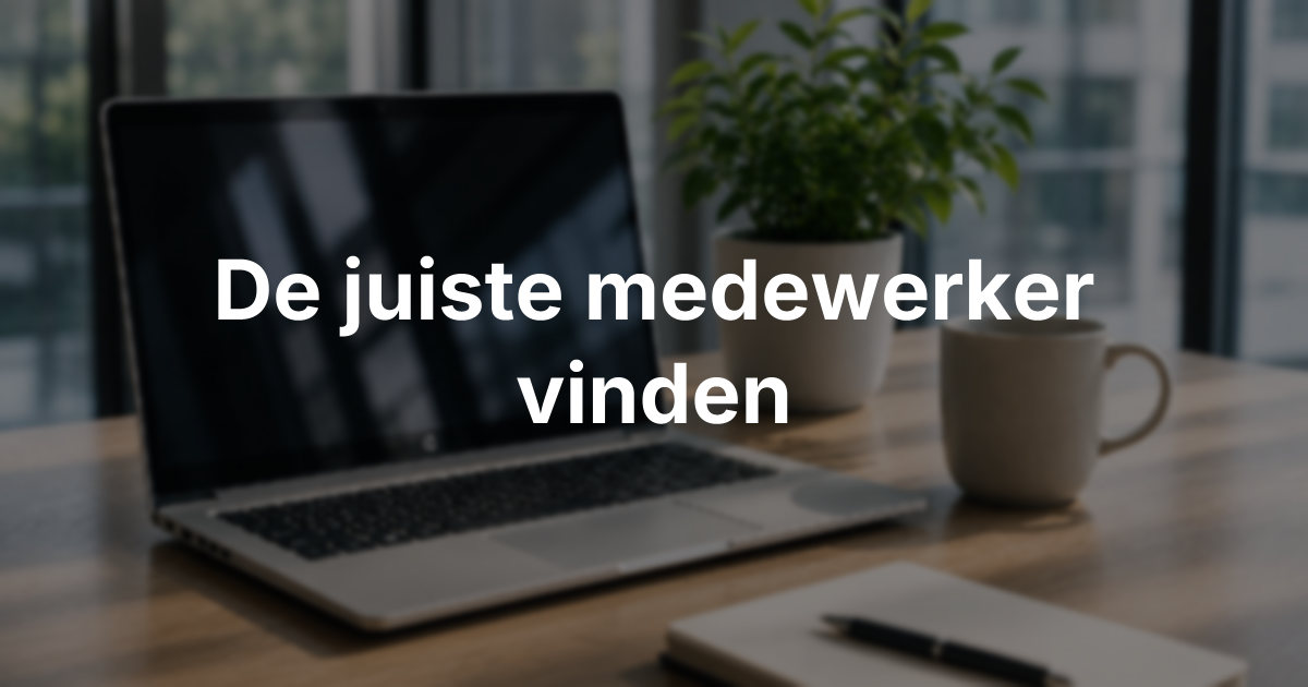 Personeel werven: zo vindt u de juiste medewerker